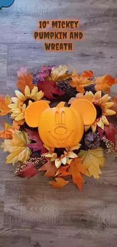 Mickey Pumpkin Main street pumpkin Wreath decor  3D print model