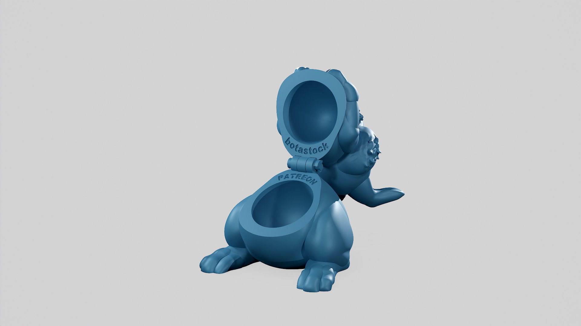 Easter Bunny - Egg Box - STL Free 3D print model_33