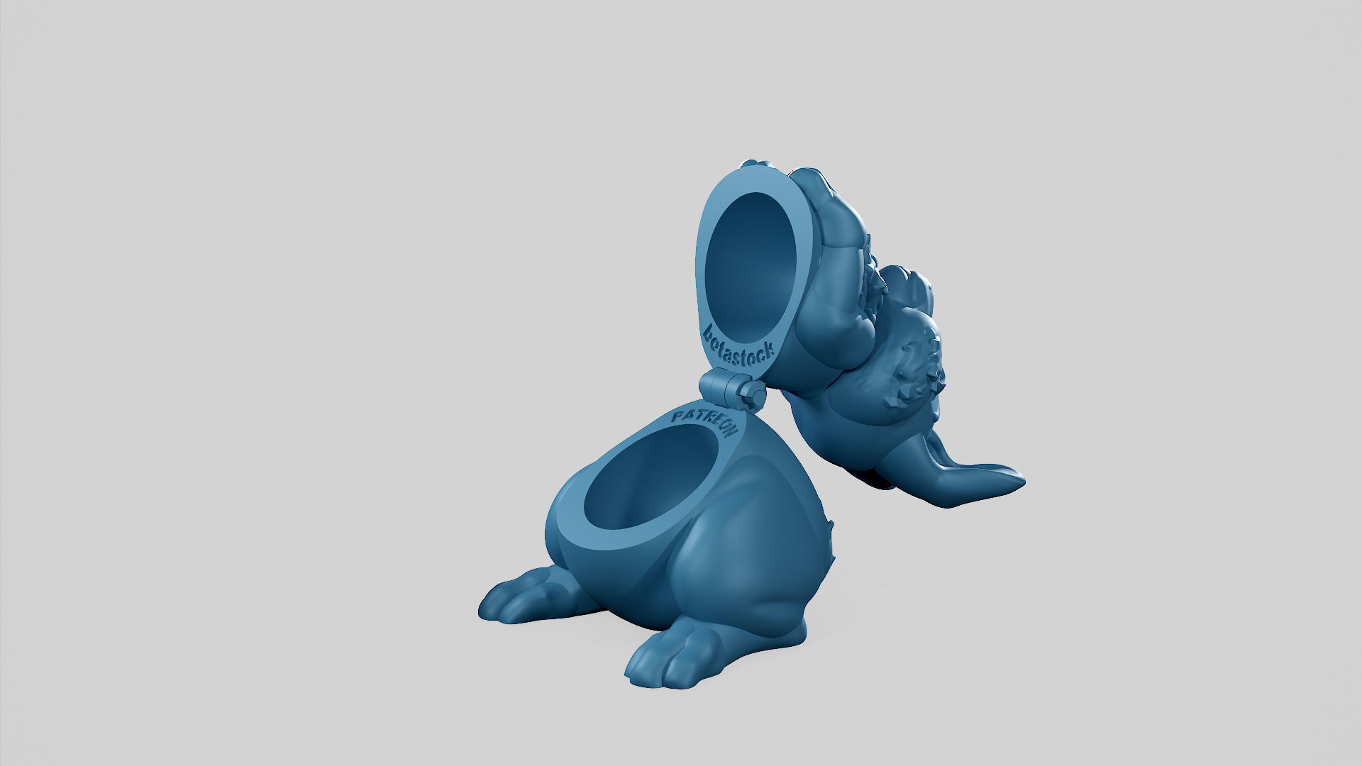 Easter Bunny - Egg Box - STL Free 3D print model_32