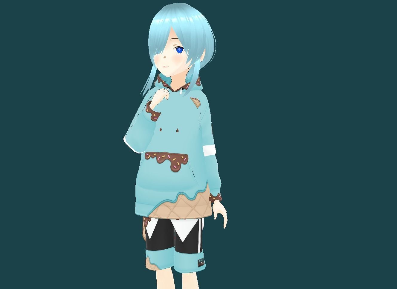 Lucy rapper 3d model  Low-poly 3D model_7