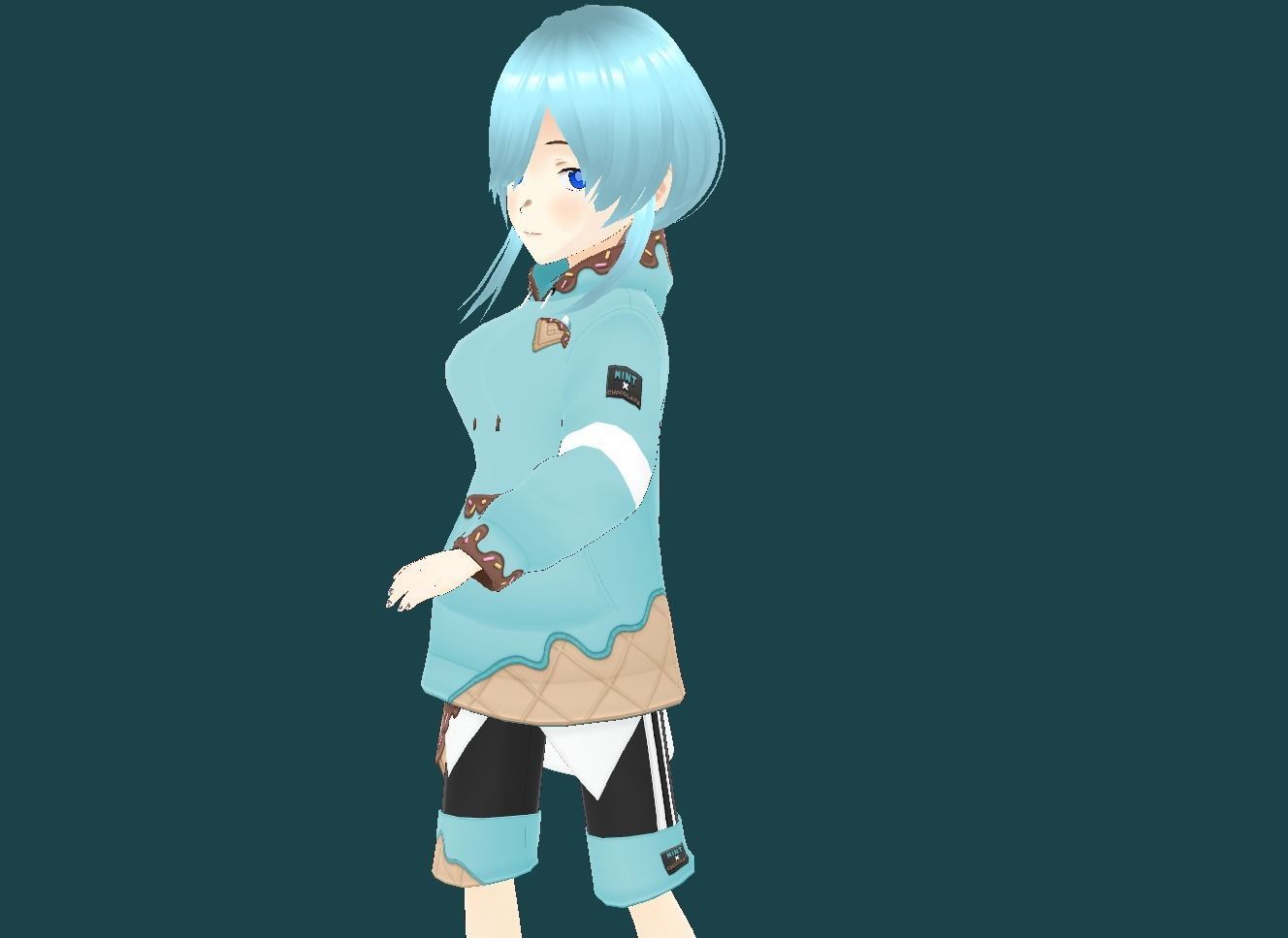 Lucy rapper 3d model  Low-poly 3D model_6