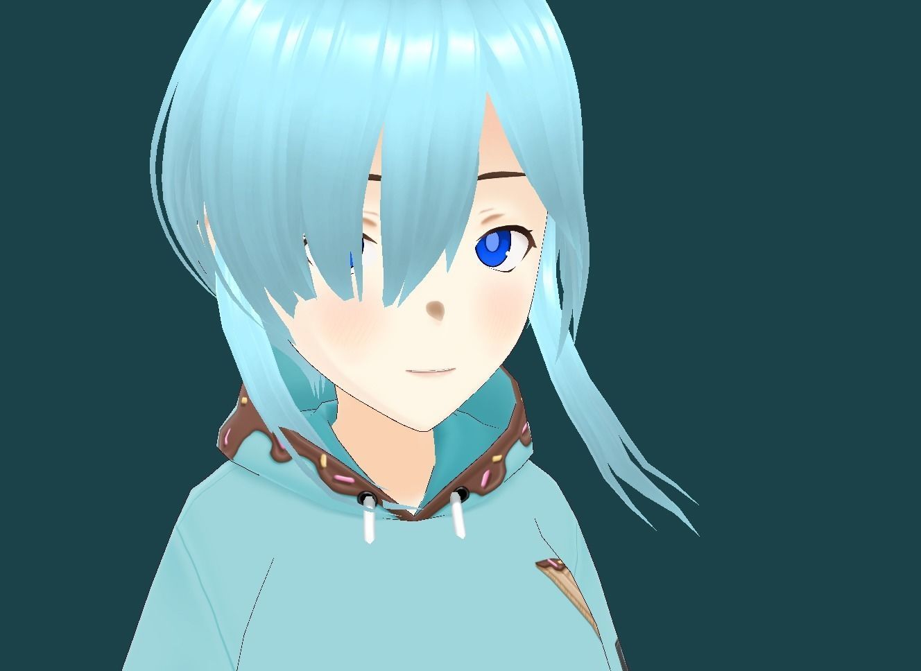 Lucy rapper 3d model  Low-poly 3D model_3