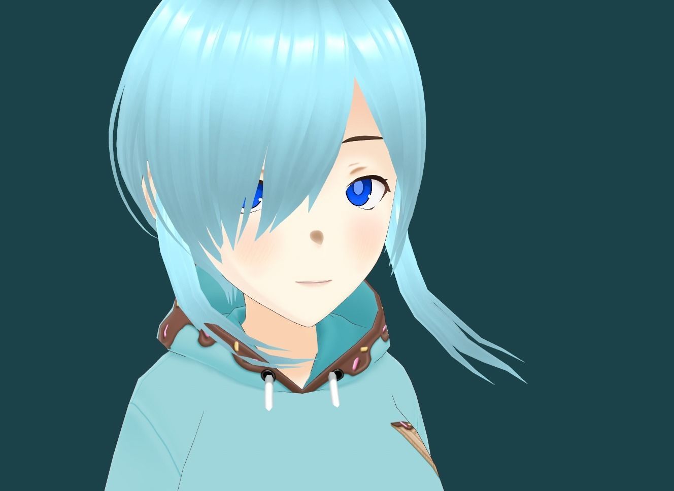 Lucy rapper 3d model  Low-poly 3D model_5