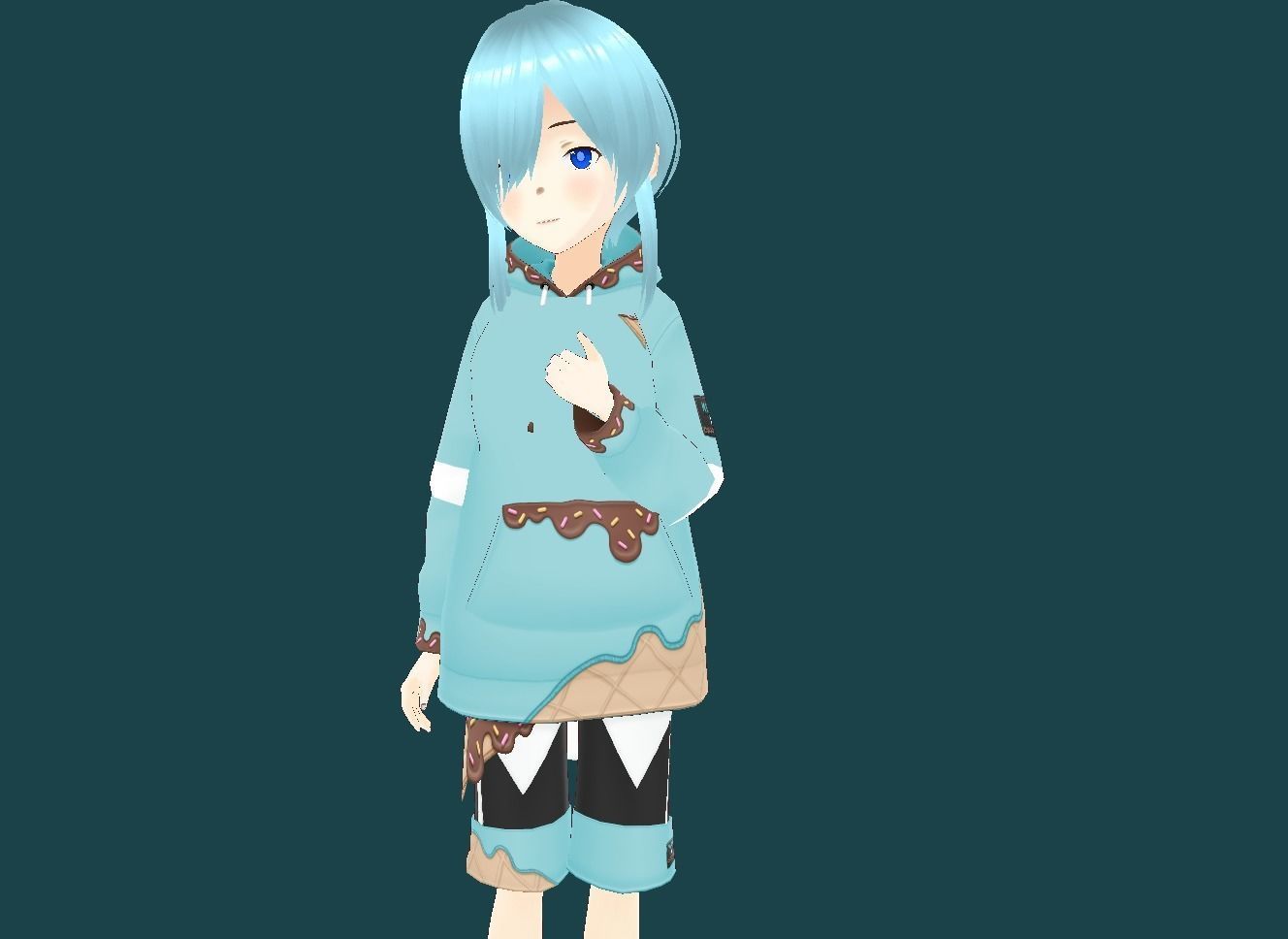 Lucy rapper 3d model  Low-poly 3D model_9