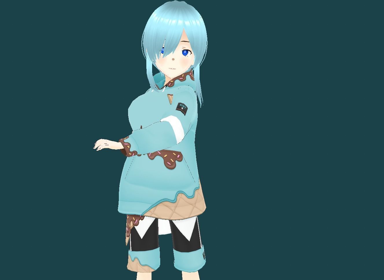 Lucy rapper 3d model  Low-poly 3D model_4