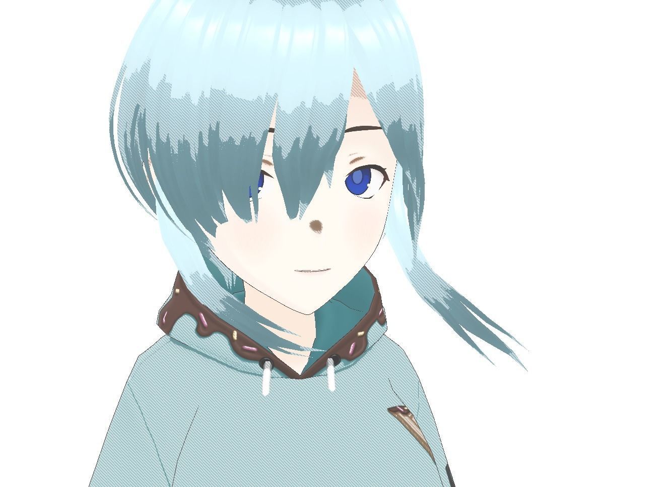 Lucy rapper 3d model  Low-poly 3D model_1