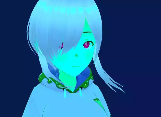 Lucy rapper 3d model 