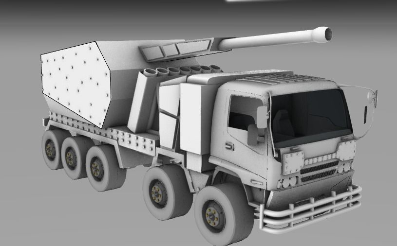 ARMY TRUCK 3D model_22