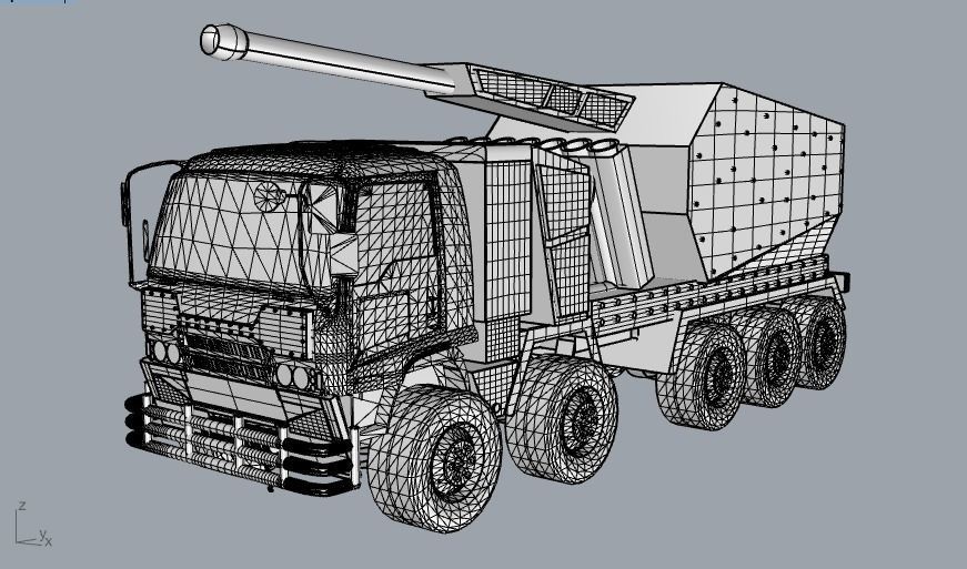 ARMY TRUCK 3D model_7