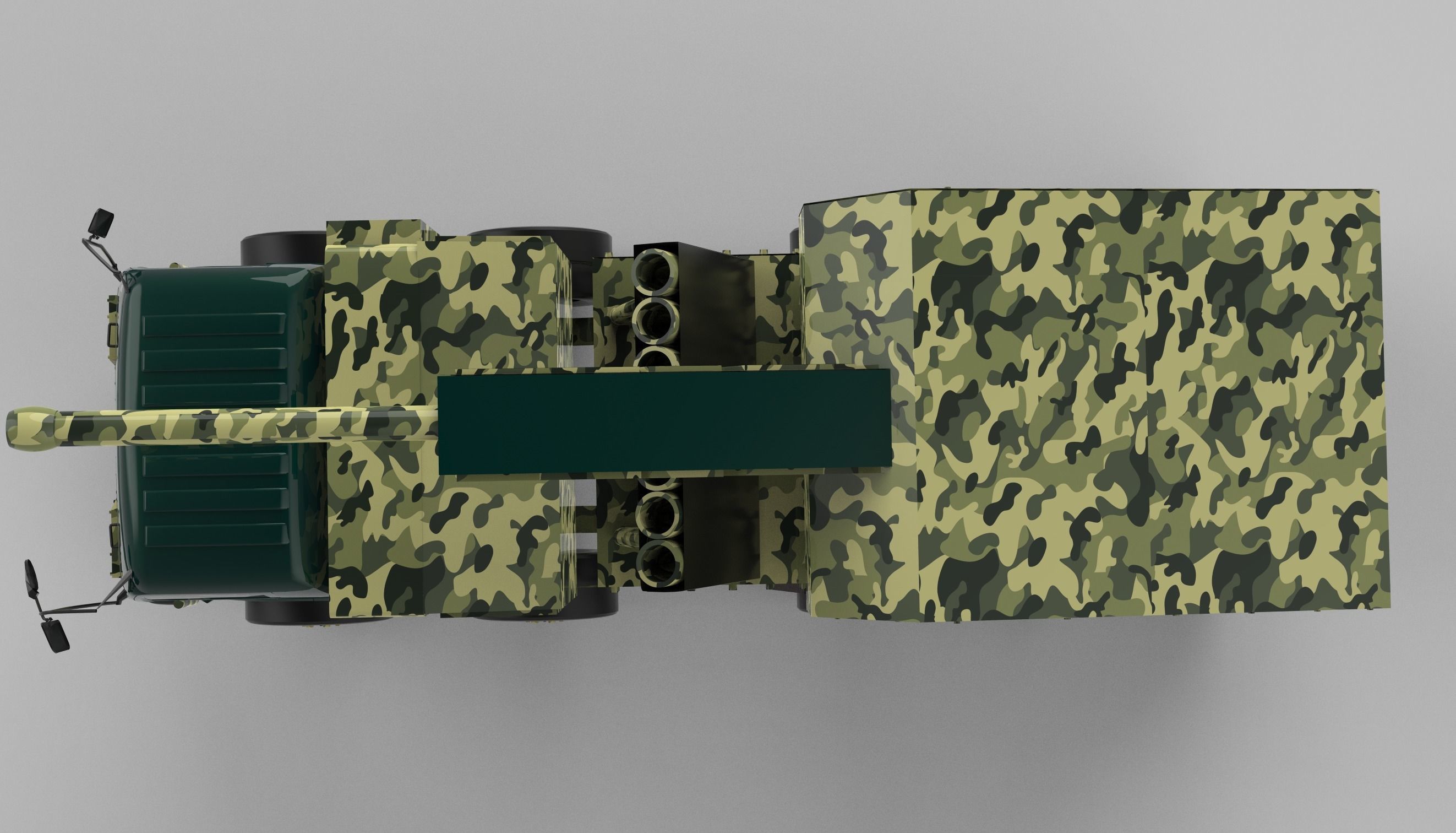 ARMY TRUCK 3D model_6