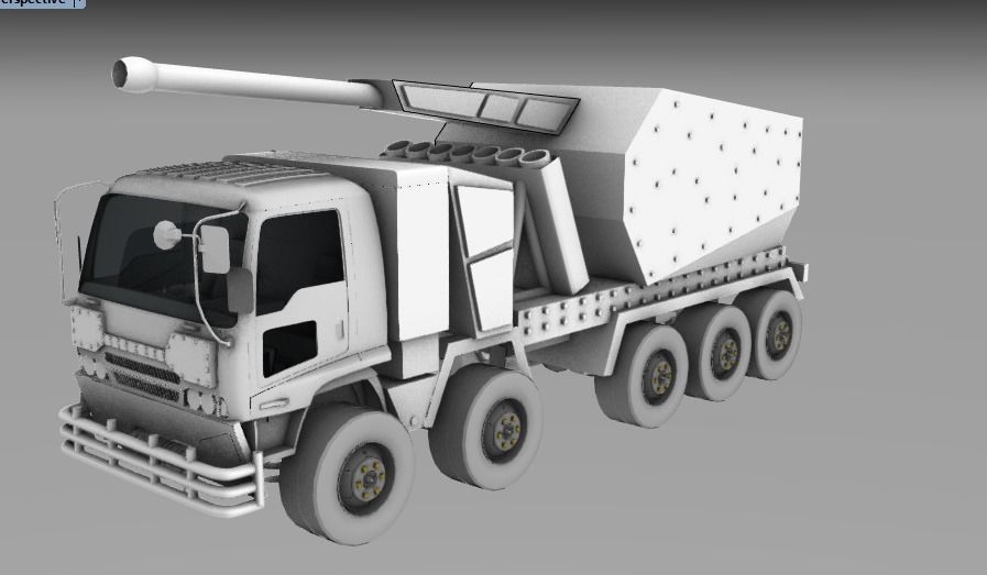 ARMY TRUCK 3D model_24