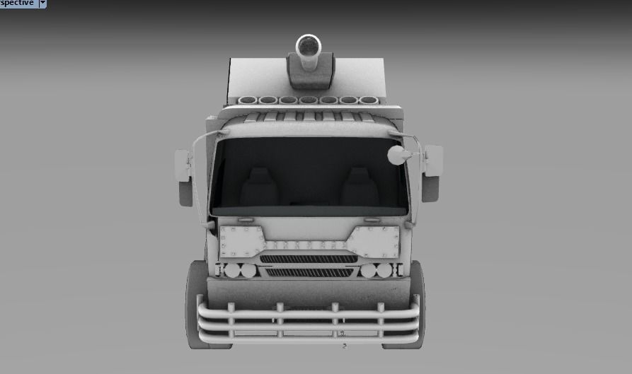 ARMY TRUCK 3D model_23