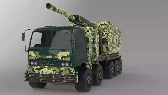 ARMY TRUCK 3D model