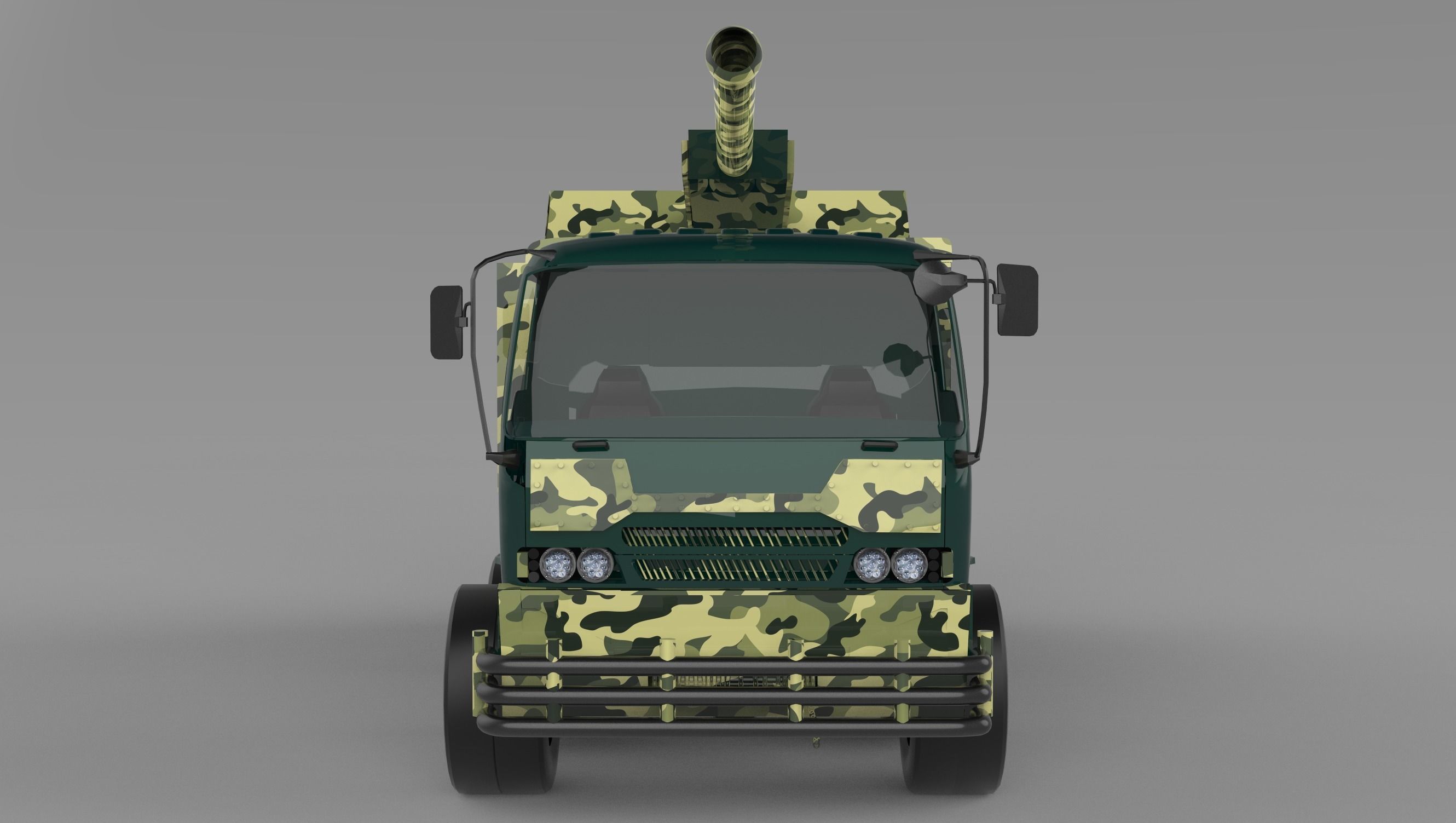 ARMY TRUCK 3D model_1