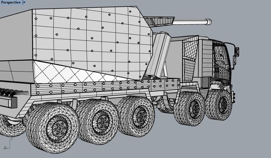 ARMY TRUCK 3D model_13