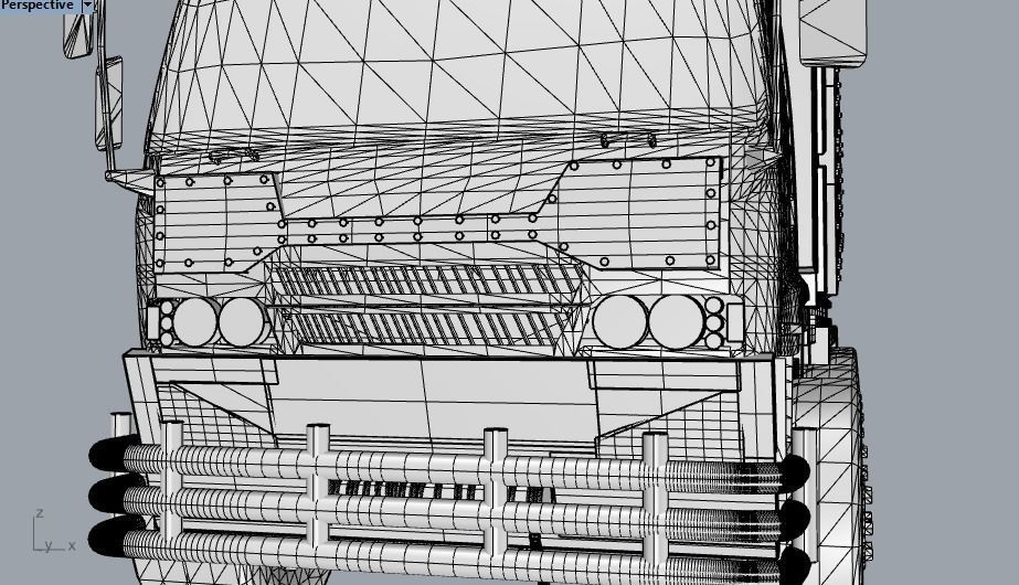 ARMY TRUCK 3D model_10