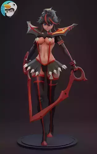 Kill la Kill Ryuko Matoi 3D print model