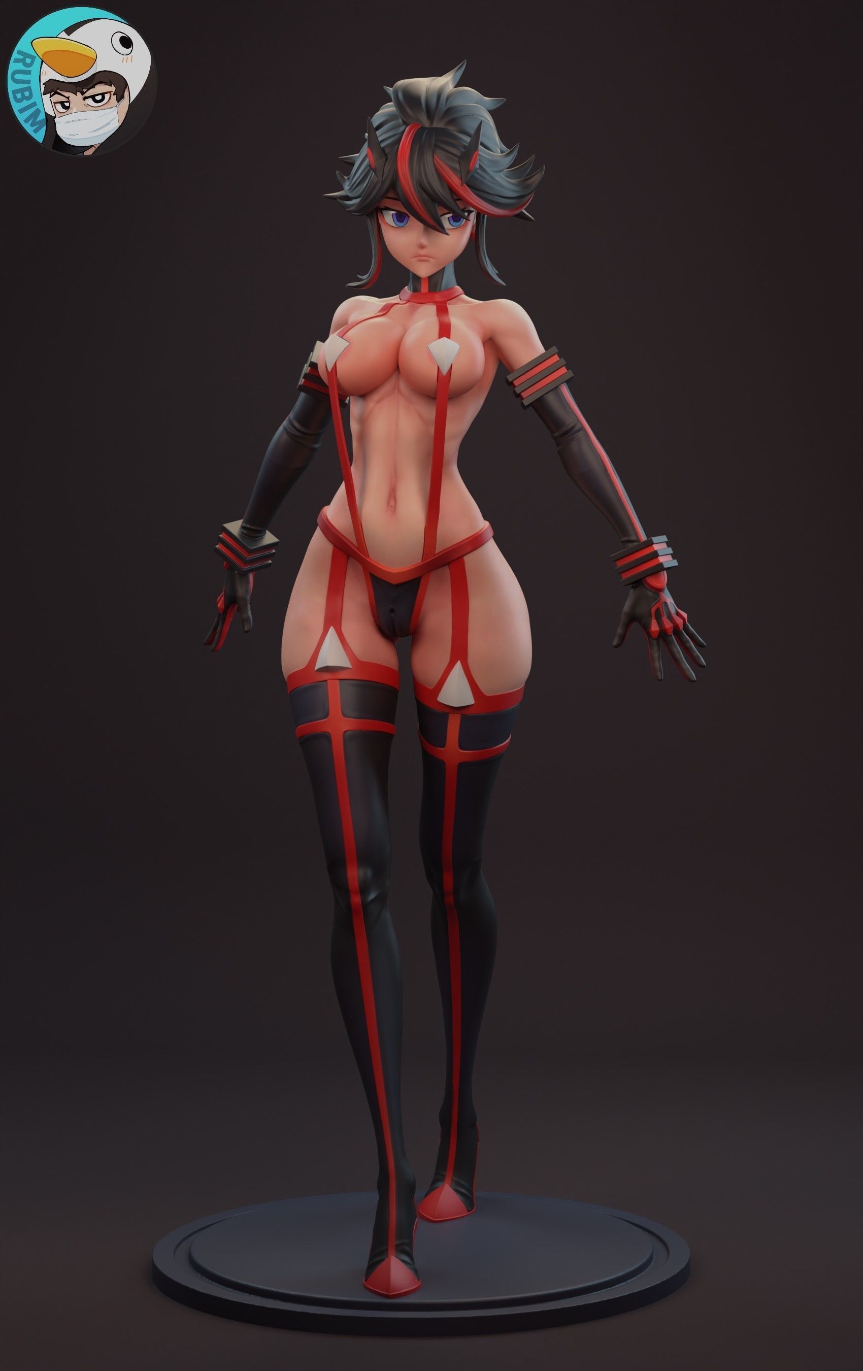 Kill la Kill Ryuko Matoi 3D print model_2