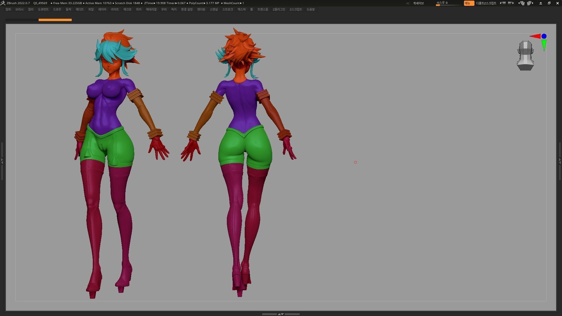 Kill la Kill Ryuko Matoi 3D print model_7