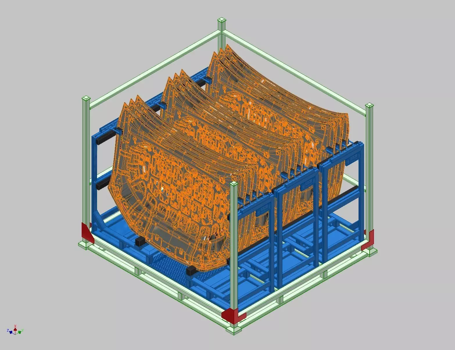 26341-HOOD INNER PALLET 3D model