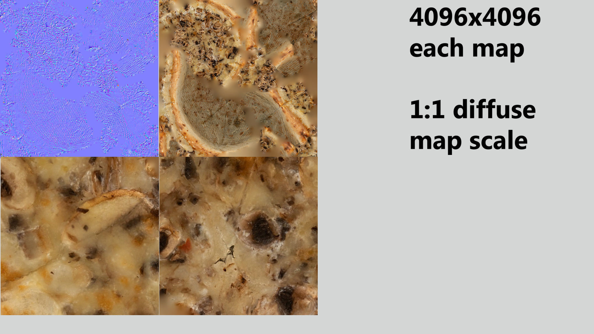 Pizza with mushrooms and mozzarella cheese 3D model_7