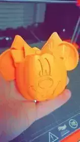 Minnie Mouse Pumpkin Head With Bow Wreath