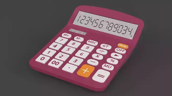 Calculator 3D model