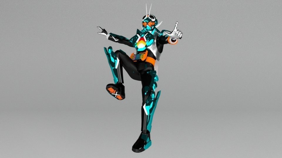 Kamen Rider Gotchard 3D model_1