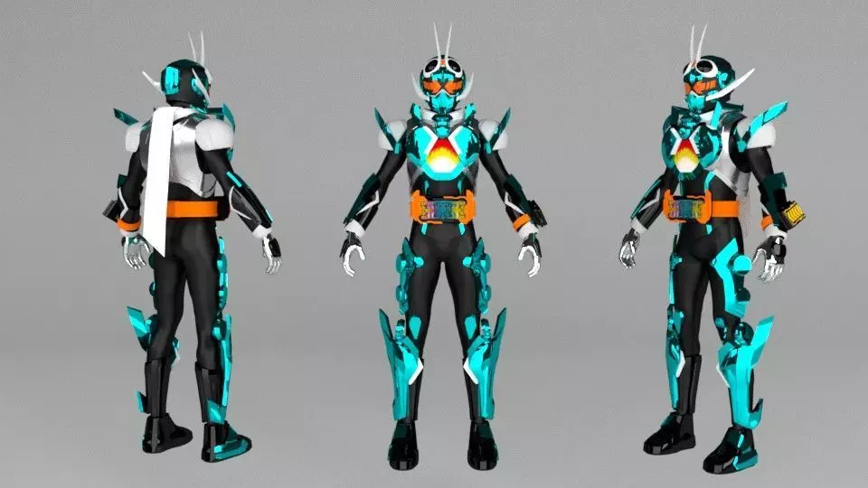 Kamen Rider Gotchard 3D model_0