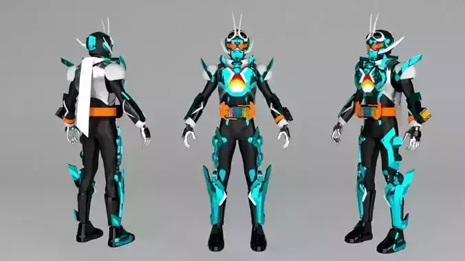 Kamen Rider Gotchard 3D model