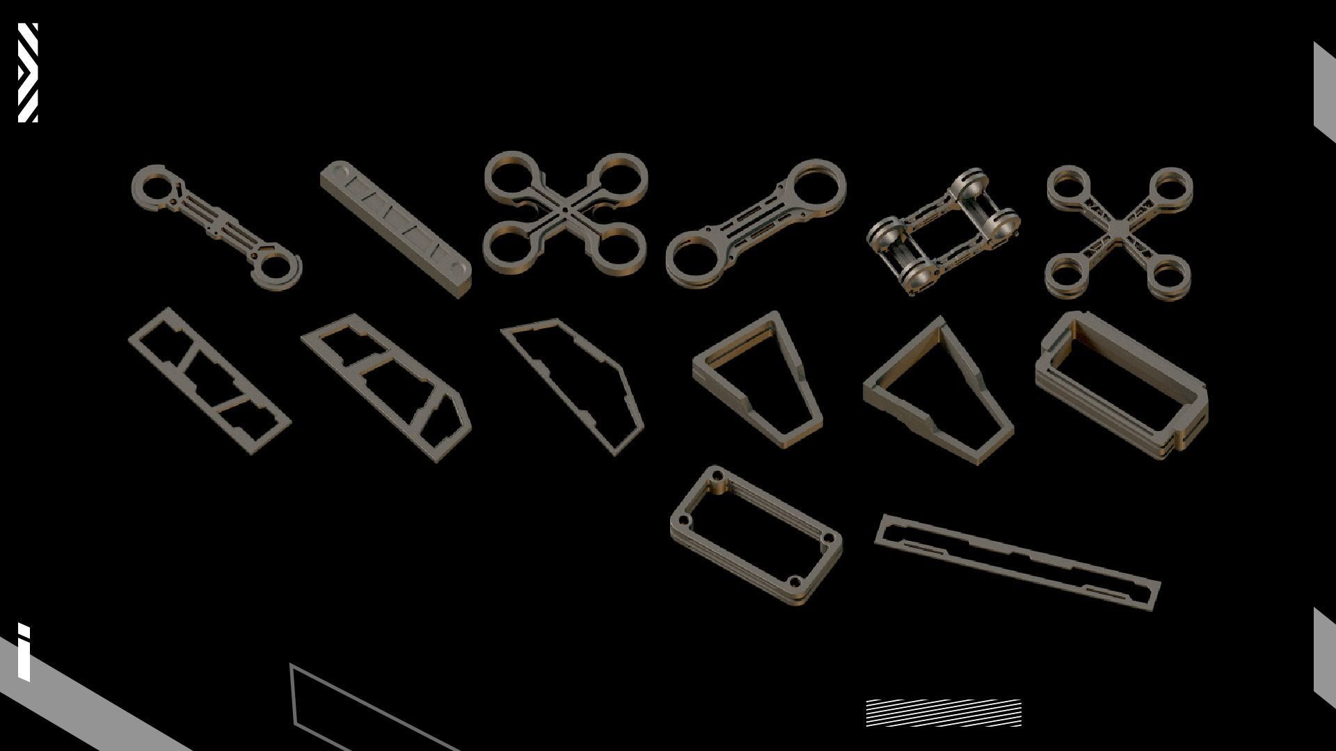 200 Detail Hard Surface Kitbash vol4 3D model_2