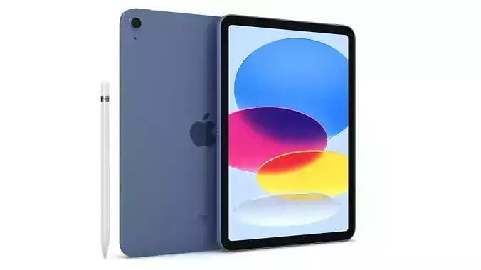Apple iPad 2022 Blue with Pencil