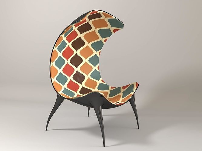 Dounyasha Lounge Chair by Dima Loginoff 3D model