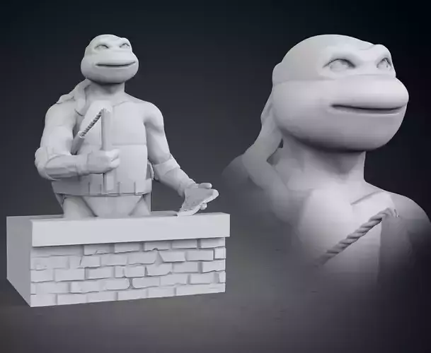 Michelangelo Bust 3D print model