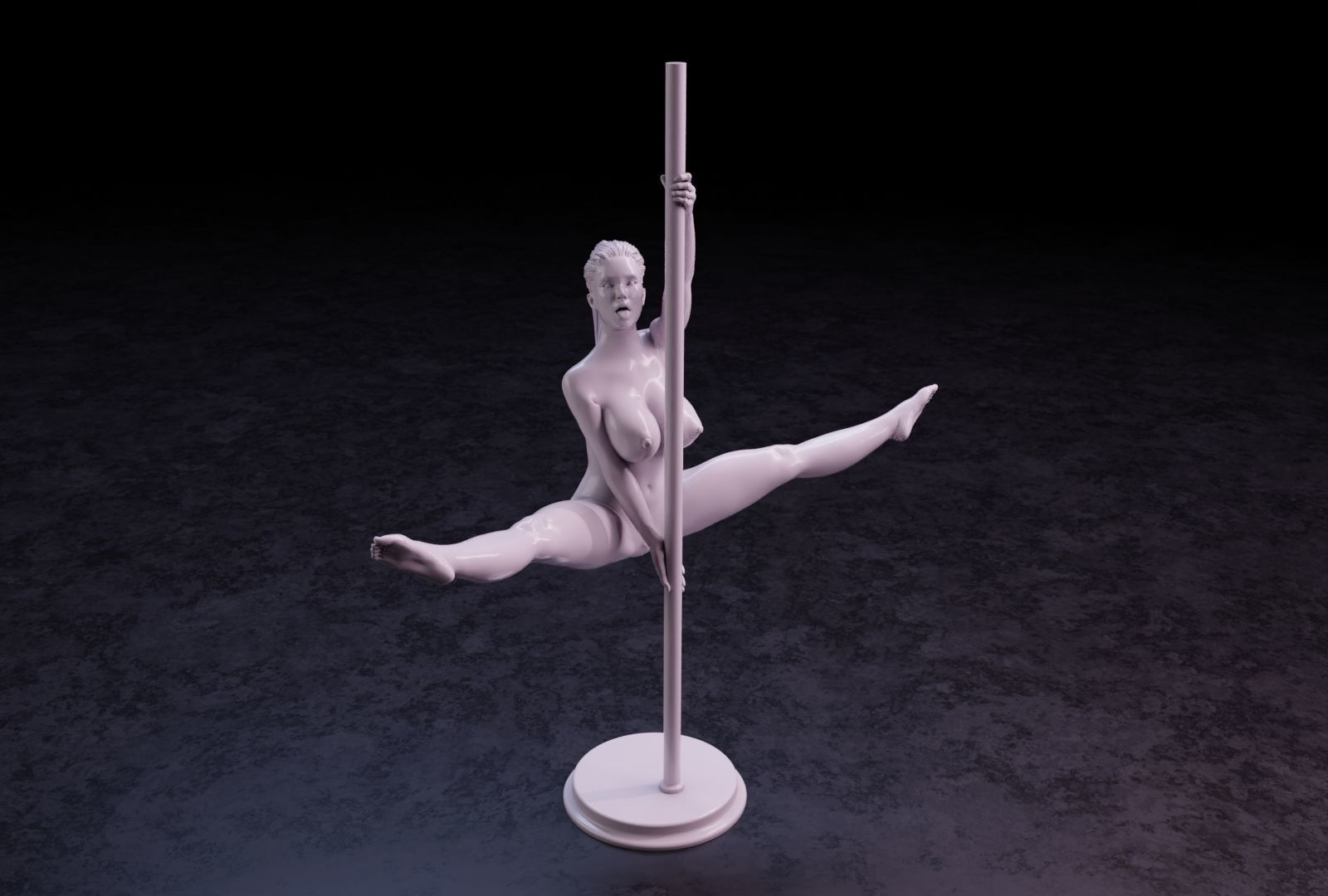 Sexy girl 137 3D print model_3
