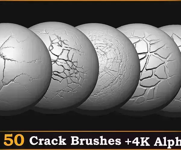 50 crack brushes 4k alpha