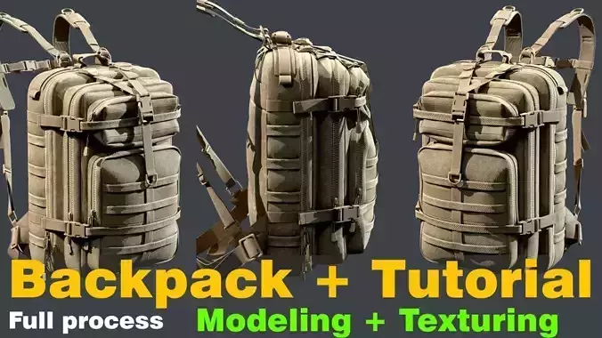 Backpack 3D model