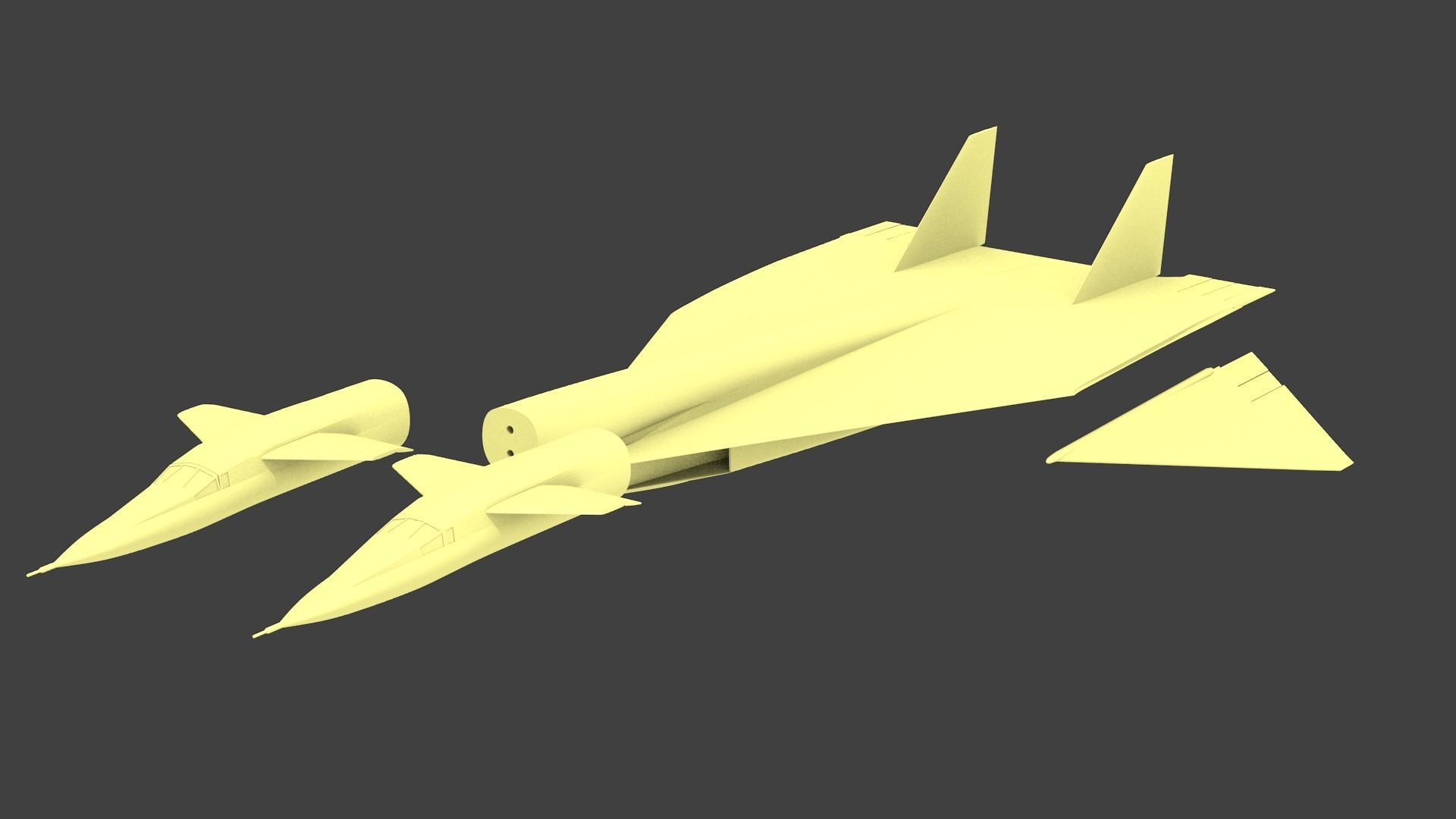 XB-70 3D print model_14