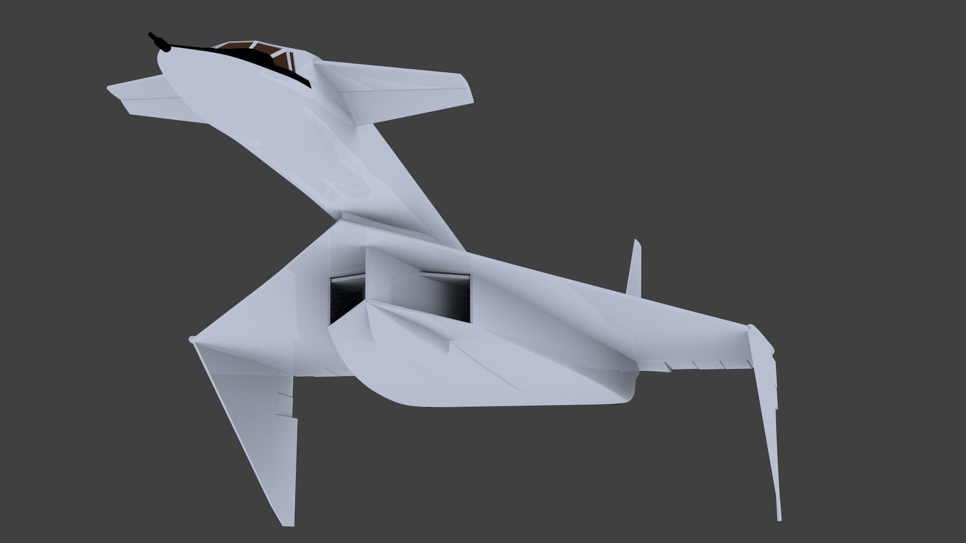XB-70 3D print model_3