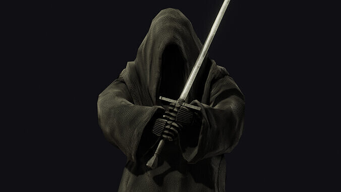 Black Knight Low-poly 3D model
