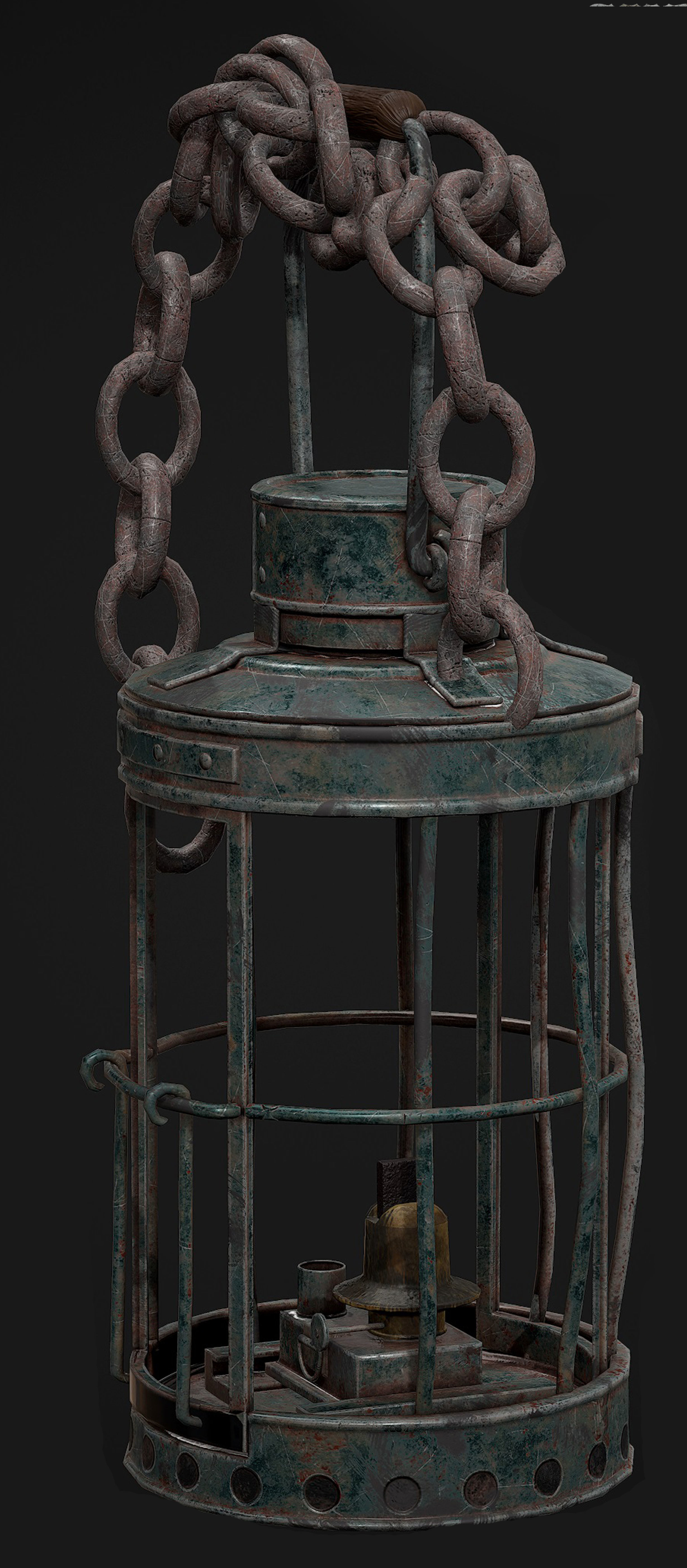 Lantern 3D Model Low-poly 3D model_1