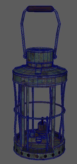 Lantern 3D Model Low-poly 3D model_7