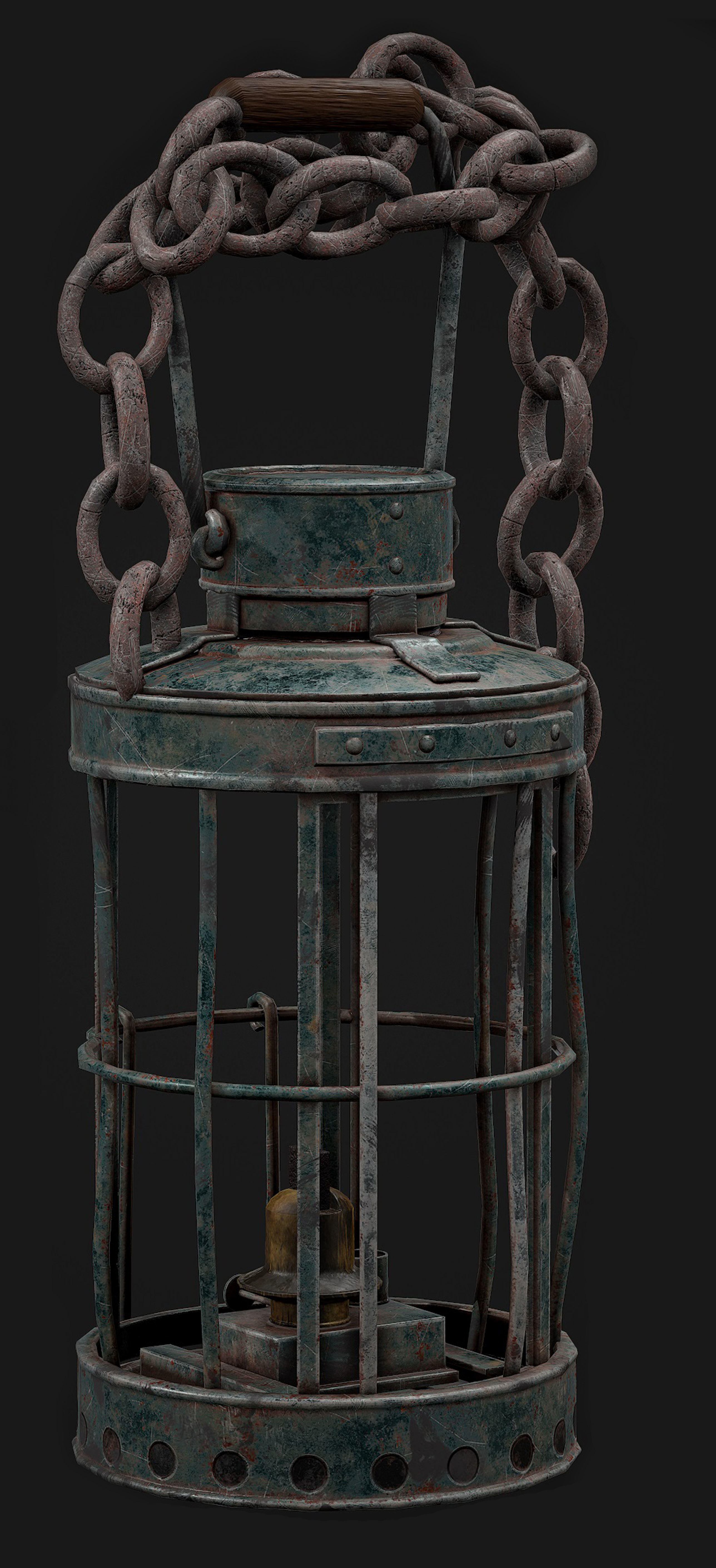 Lantern 3D Model Low-poly 3D model_4
