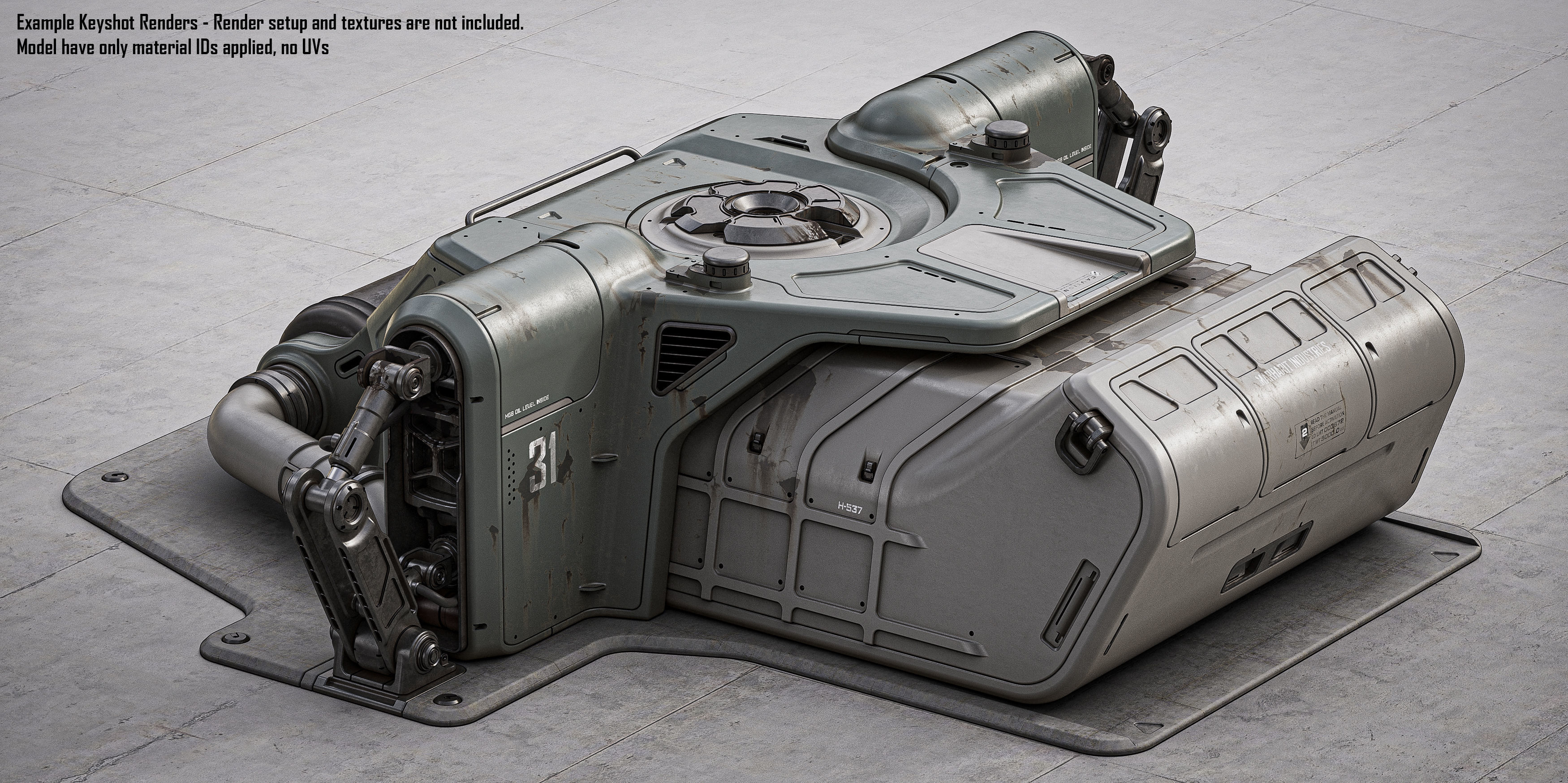 Utilization Container 3D model_2