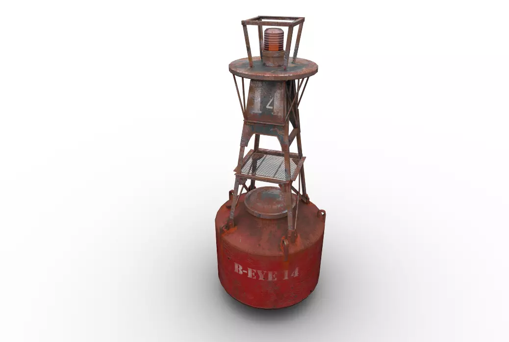 River buoy Free 3D model