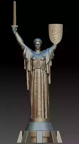 STATUETTE UKRAINE MOTHER 3D print model