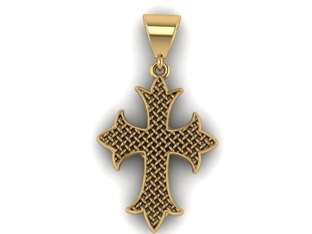 The Top-Selling Jesus Cross Necklace Free 3D print model_8
