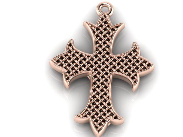The Top-Selling Jesus Cross Necklace Free 3D print model_5