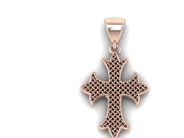 The Top-Selling Jesus Cross Necklace Free 3D print model_4