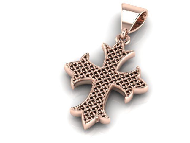 The Top-Selling Jesus Cross Necklace Free 3D print model_3